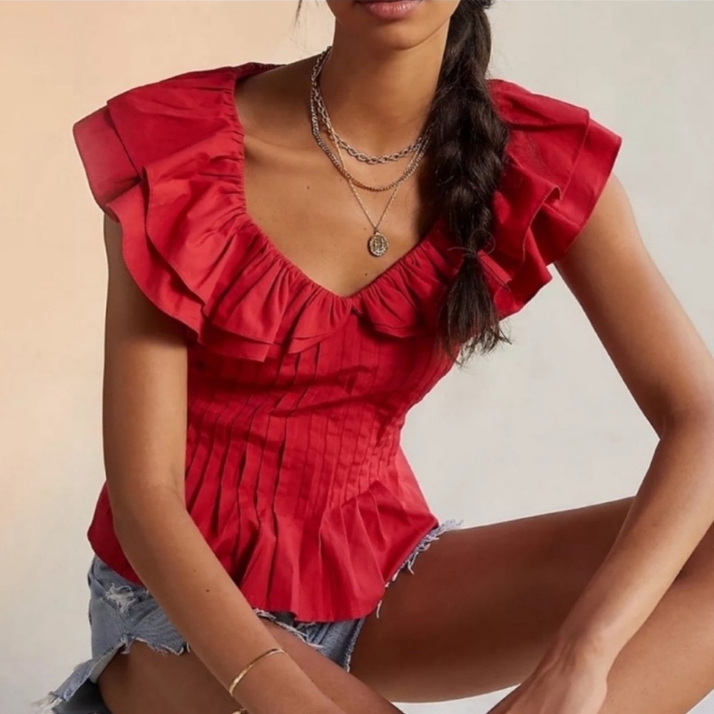 Forever That Girl Ruffle Top